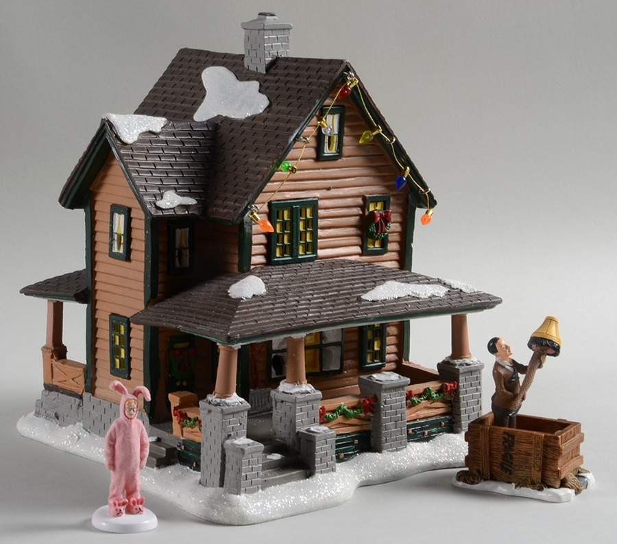 A Christmas Story Ralphie's House Holiday S/3 - Boxed by Department 56-1