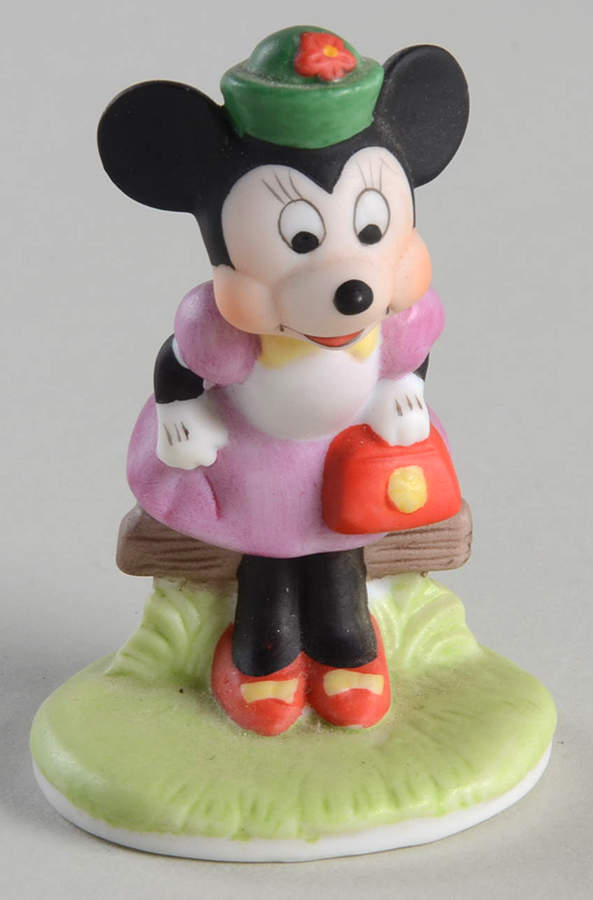 Disney Figurines Minnie Mouse On Fence  - No Box by Disney-1