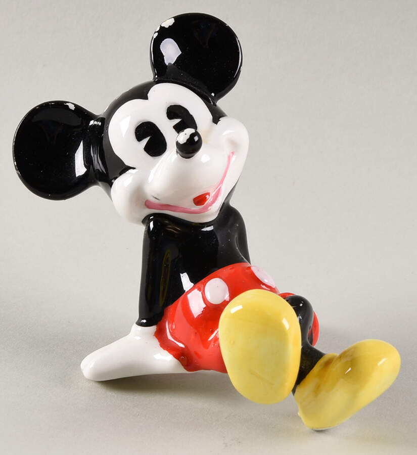 Disney Figurines Reclining Mickey - No Box 42 by Disney-1
