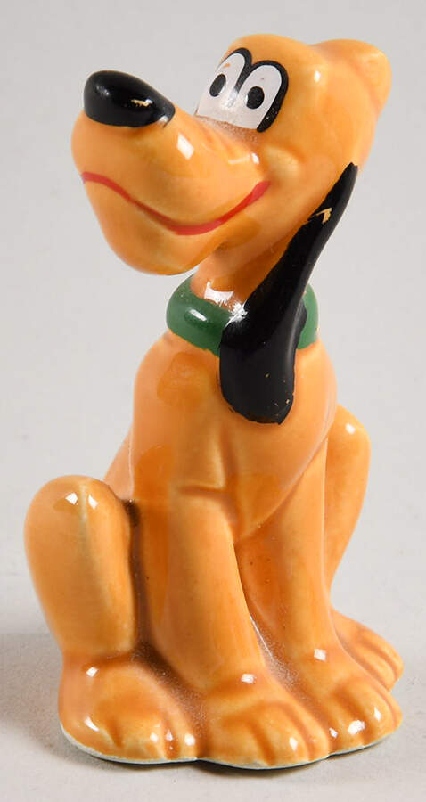 Disney Figurines Pluto-Green Collar - No Box by Disney-1