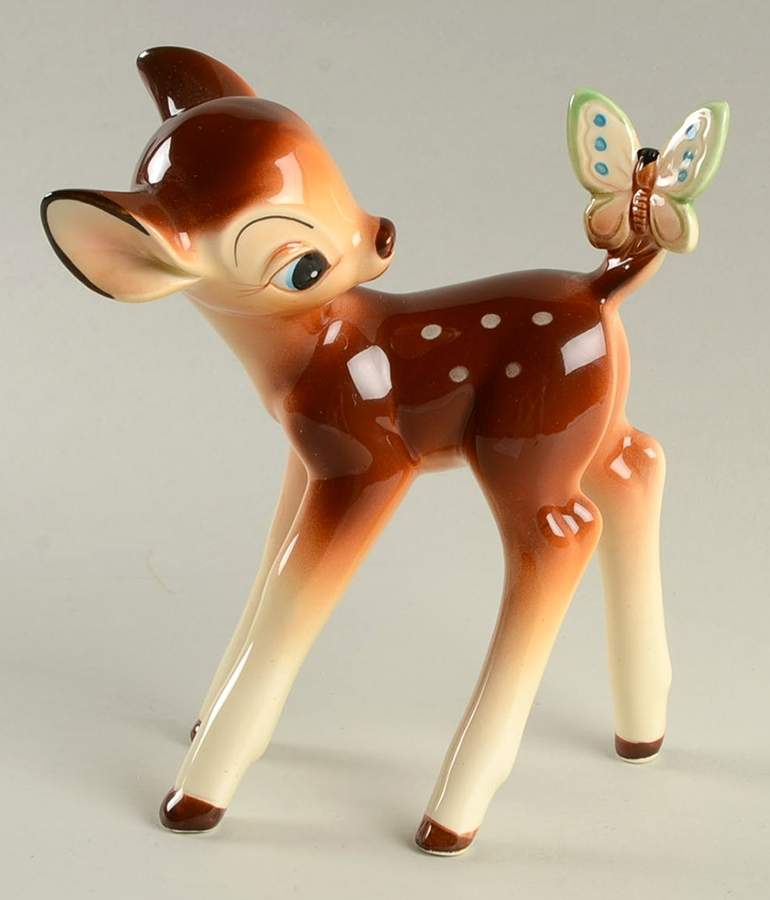 Disney Figurines Bambi With Butterfly - No Box by Disney-1