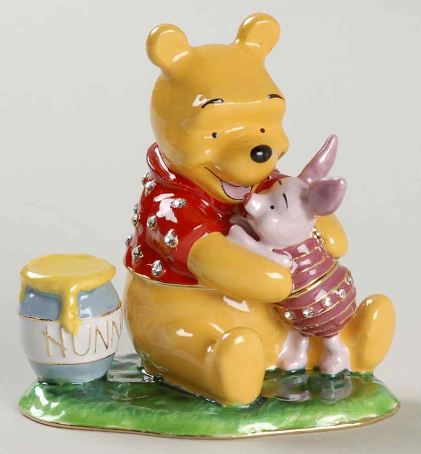 Winnie the Pooh Bejeweled Boxes Best Friends - Boxed by Department 56-1
