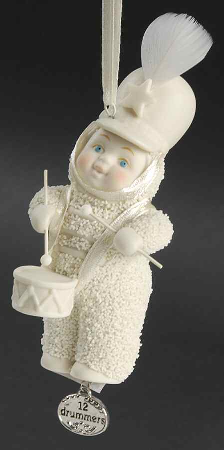 Twelve Days of Christmas-Snowbabies Twelve Drummers Drumming - No Box by Department 56-1