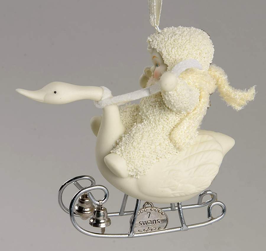 Twelve Days of Christmas-Snowbabies Seven Swans A-Swimming - Boxed by Department 56-1
