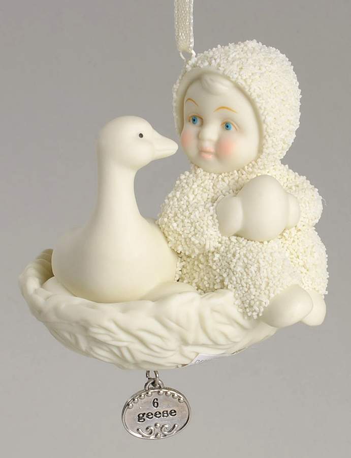 Twelve Days of Christmas-Snowbabies Six Geese A-Laying - No Box by Department 56-1