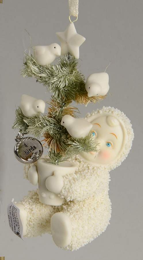 Twelve Days of Christmas-Snowbabies Four Calling Birds - No Box by Department 56-1