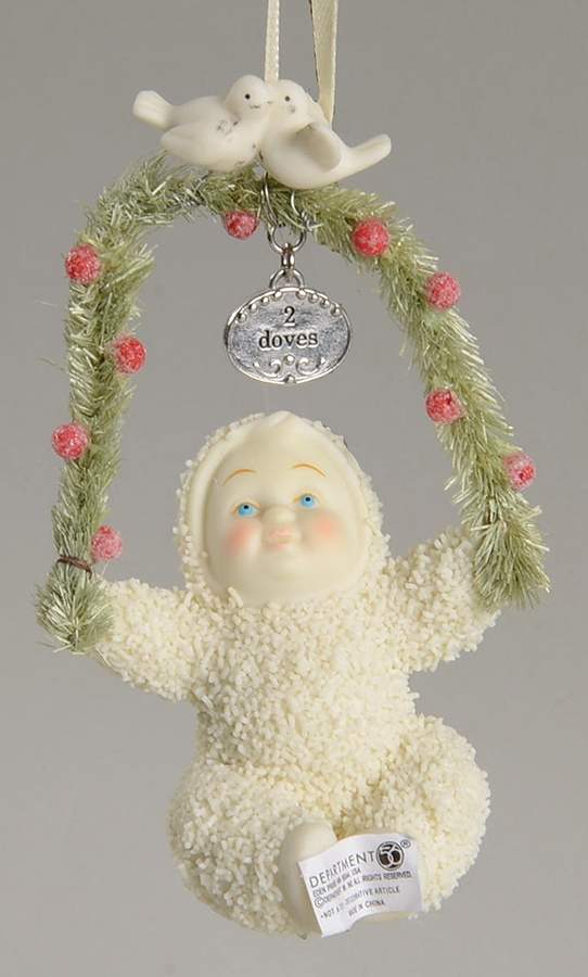 Twelve Days of Christmas-Snowbabies Two Turtle Doves - Boxed by Department 56-1