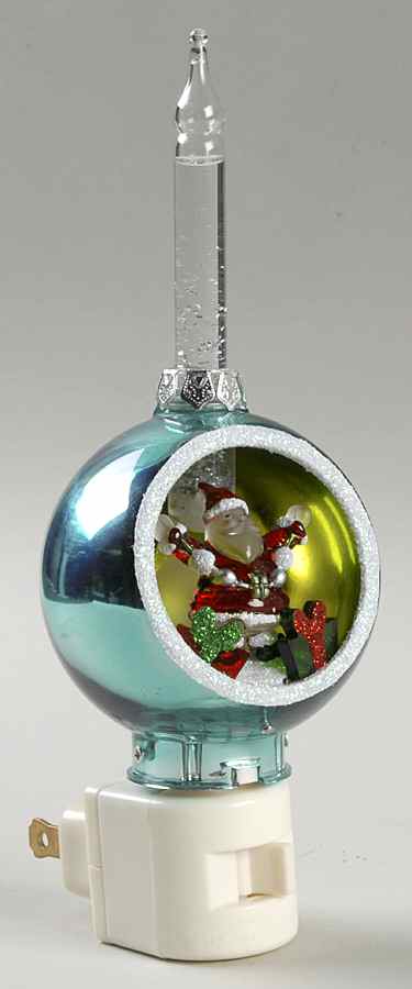 Night Lights Santa Winter Scene - Boxed by Department 56-1