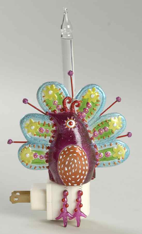 Night Lights Animal-Peacock - Boxed by Department 56-1