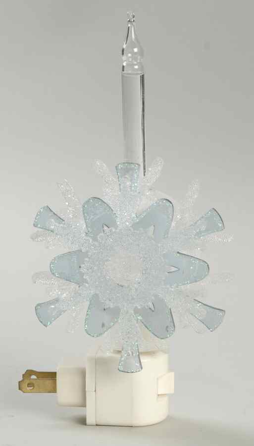 Night Lights Snowflake-Blue - Boxed by Department 56-1