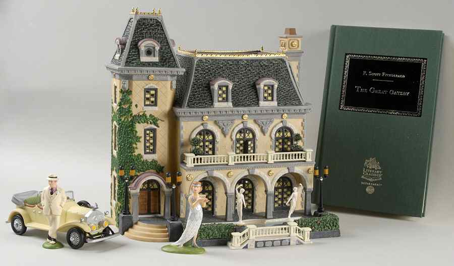 Literary Classics Great Gatsby West Egg Mansion - Boxed by Department 56-1