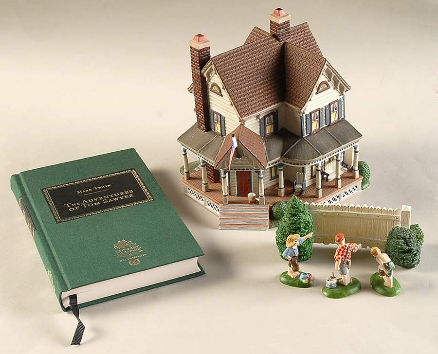 Literary Classics Tom Sawyer & Aunt Polly's House - Boxed by Department 56-1