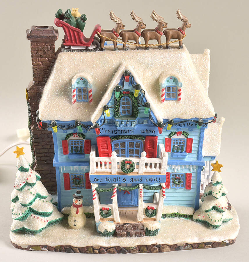 Twas the Night Before Christmas Happy Christmas To All - Boxed by Department 56-1