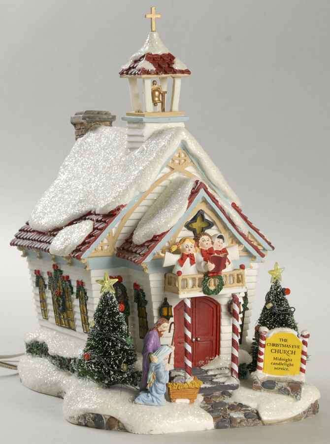 Twas the Night Before Christmas Christmas Eve Church - No Box by Department 56-1