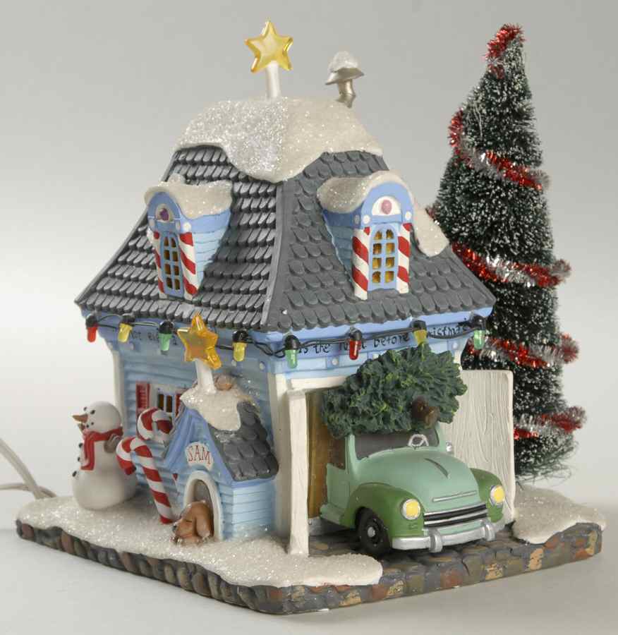Twas the Night Before Christmas Oh Such A Clatter Garage - Boxed by Department 56-1