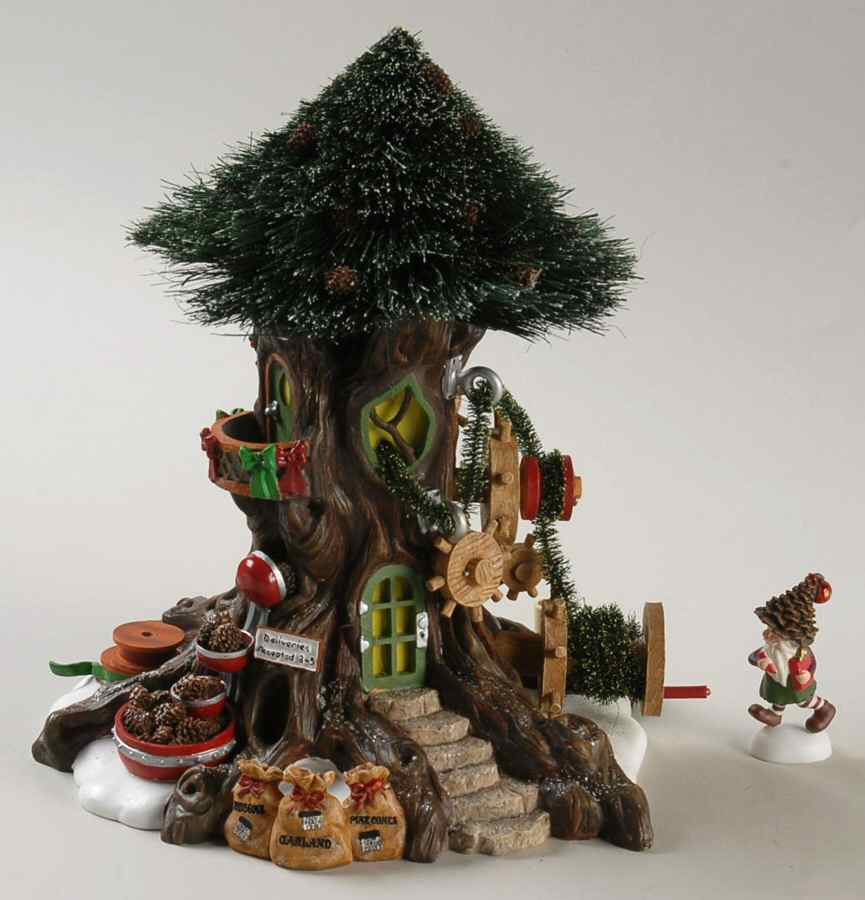 North Pole Woods Trim-A-Tree Factory - No Box by Department 56-1
