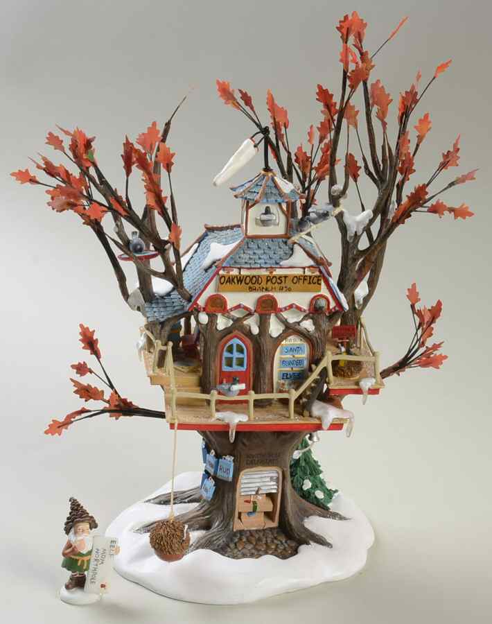 North Pole Woods Oakwood Post Office Branch - No Box by Department 56-1