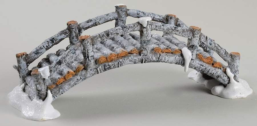 North Pole Woods Birch Bridge - No Box by Department 56-1