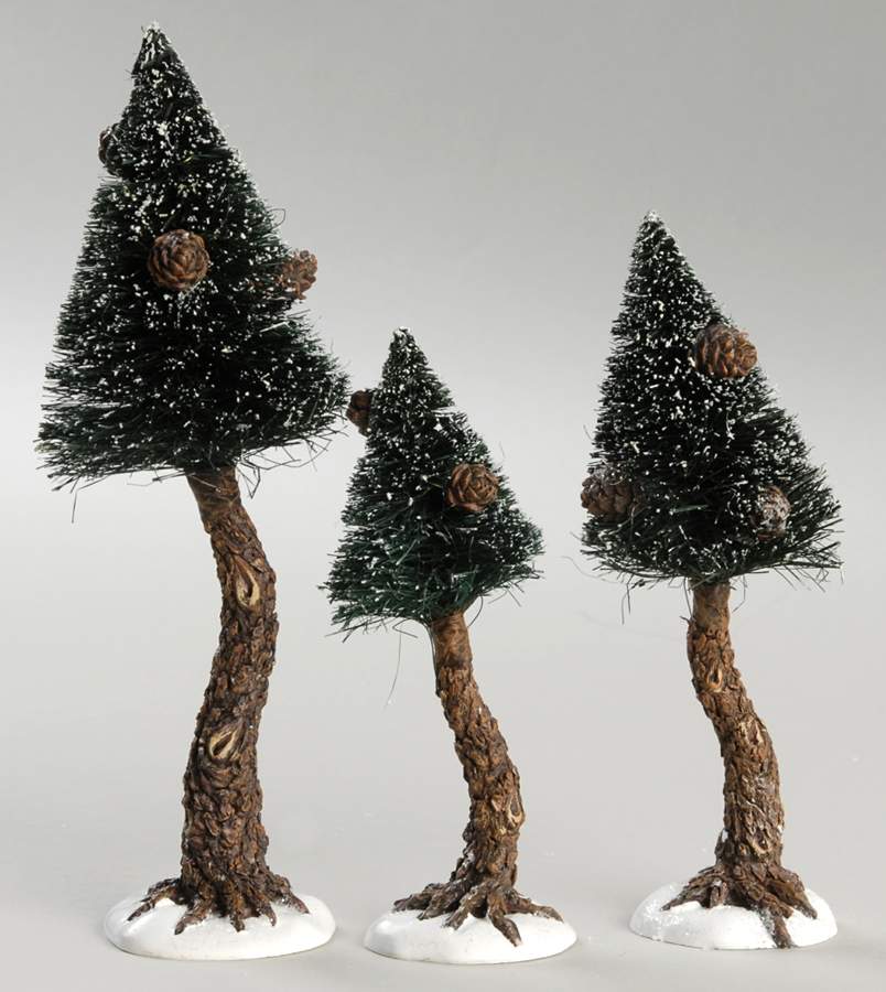 North Pole Woods Pinewood Trees-Small - Boxed by Department 56-1