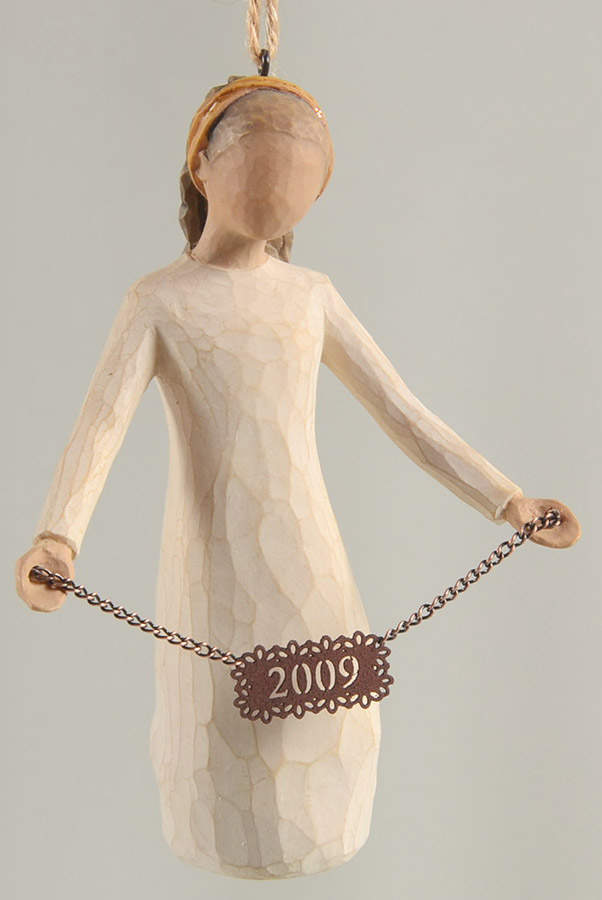 Willow Tree Annual Ornament Peace & Joy Throughout The Year - No Box by Demdaco-1