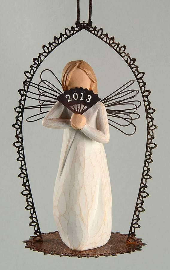 Willow Tree Annual Ornament Happy Wishes For You And Yours - Boxed by Demdaco-1