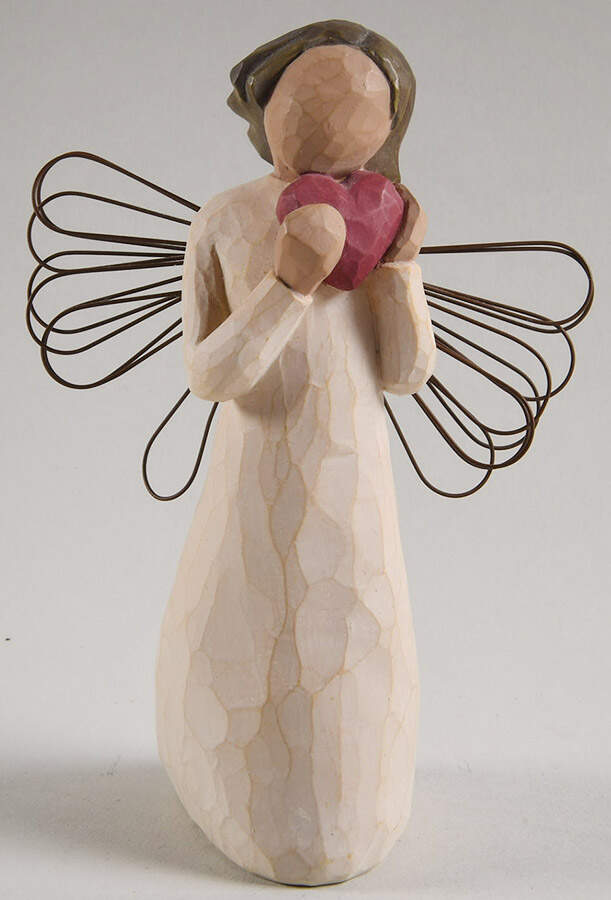 Willow Tree Angels Angel Of The Heart-Small - Boxed by Demdaco-1