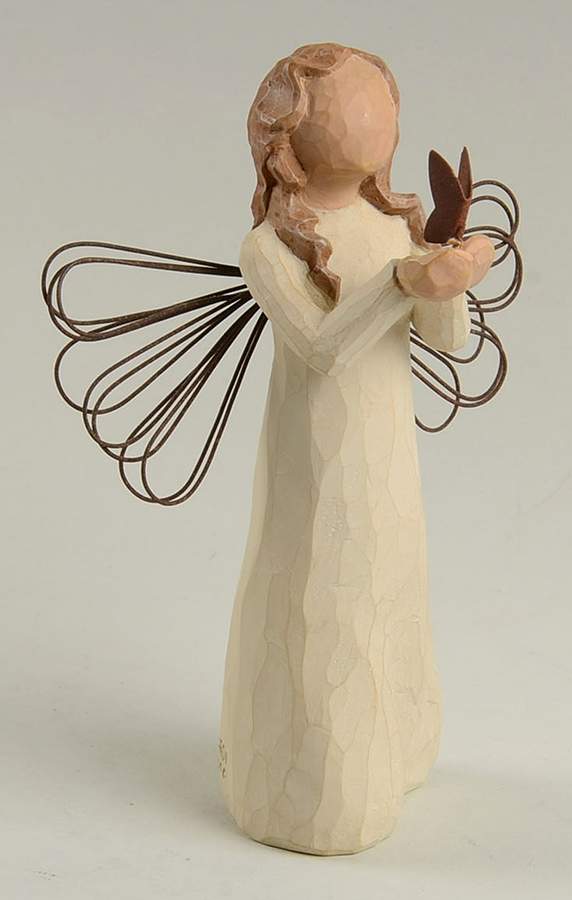 Willow Tree Angels Angel Of Freedom-Brown Butterfly - Boxed by Demdaco-1