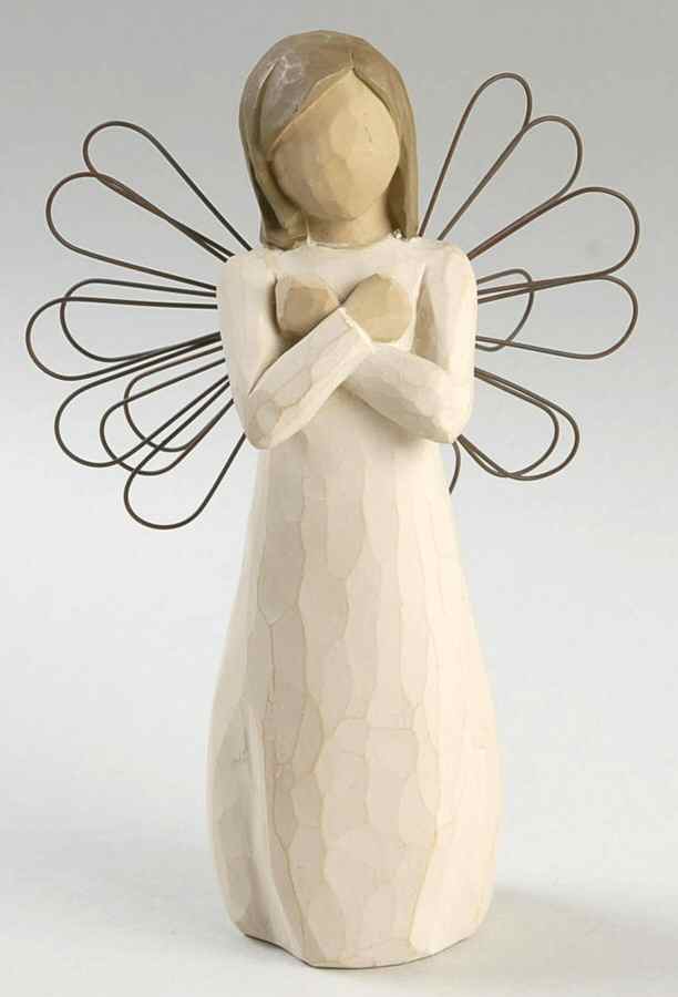 Willow Tree Angels Sign For Love - No Box by Demdaco-1