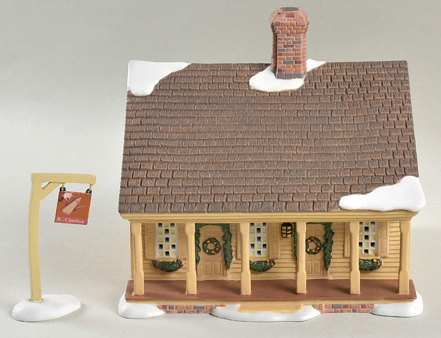 Williamsburg Village R Charlton's Coffeehouse - Boxed by Department 56-1