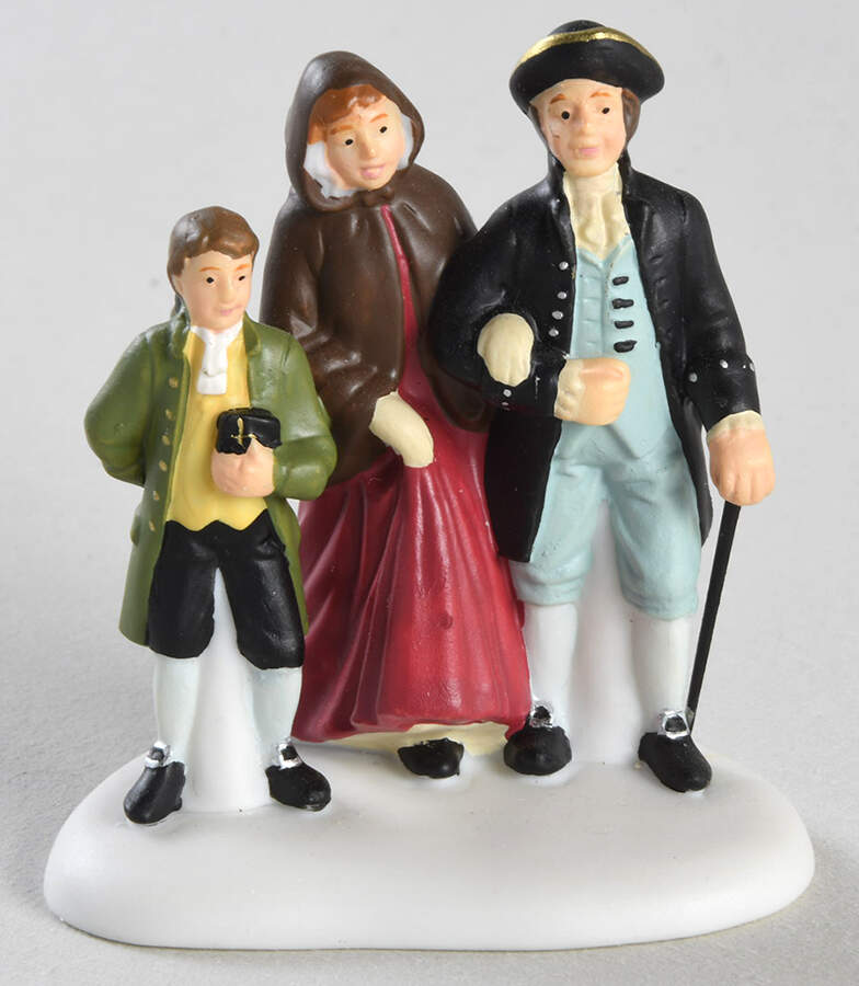 Williamsburg Village Going To Church - No Box by Department 56-1