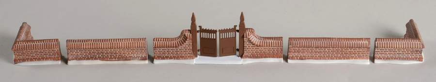 Williamsburg Village Church Fence-Set Of 5 - Boxed by Department 56-1