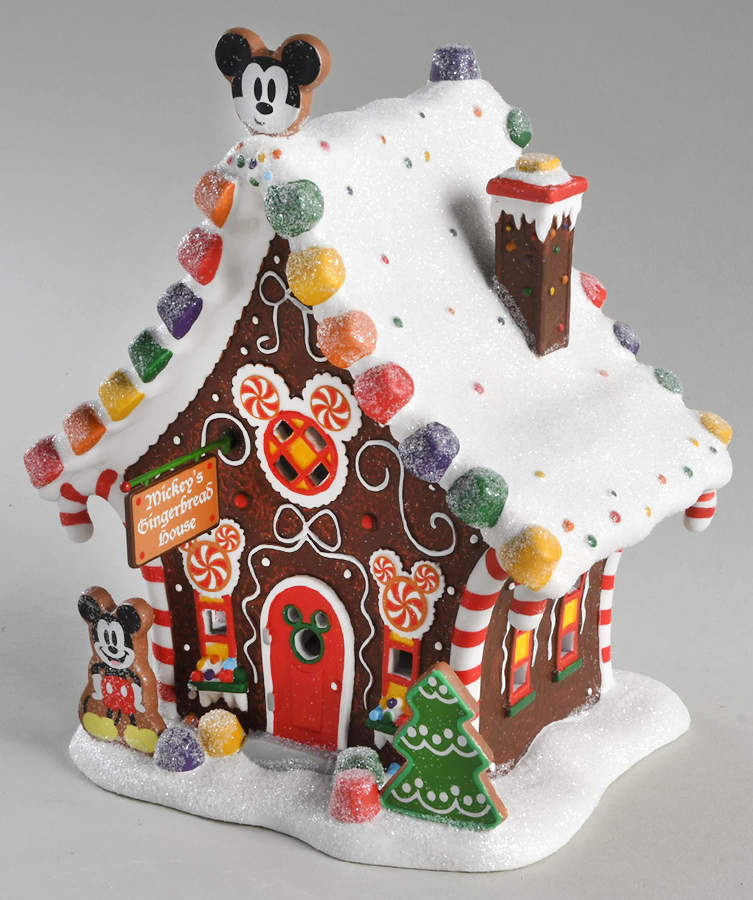 Mickey's Merry Christmas Village Mickey's Gingerbread House - Boxed by Department 56-1