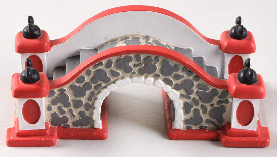 Mickey's Merry Christmas Village Mickey's Bridge - No Box by Department 56-1