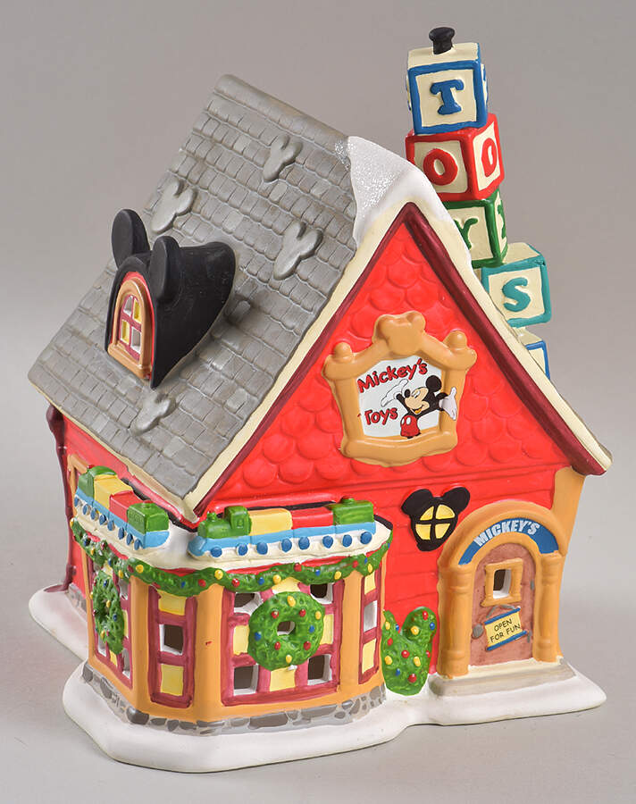 Mickey's Merry Christmas Village Mickey's Toy Store - Boxed by Department 56-1