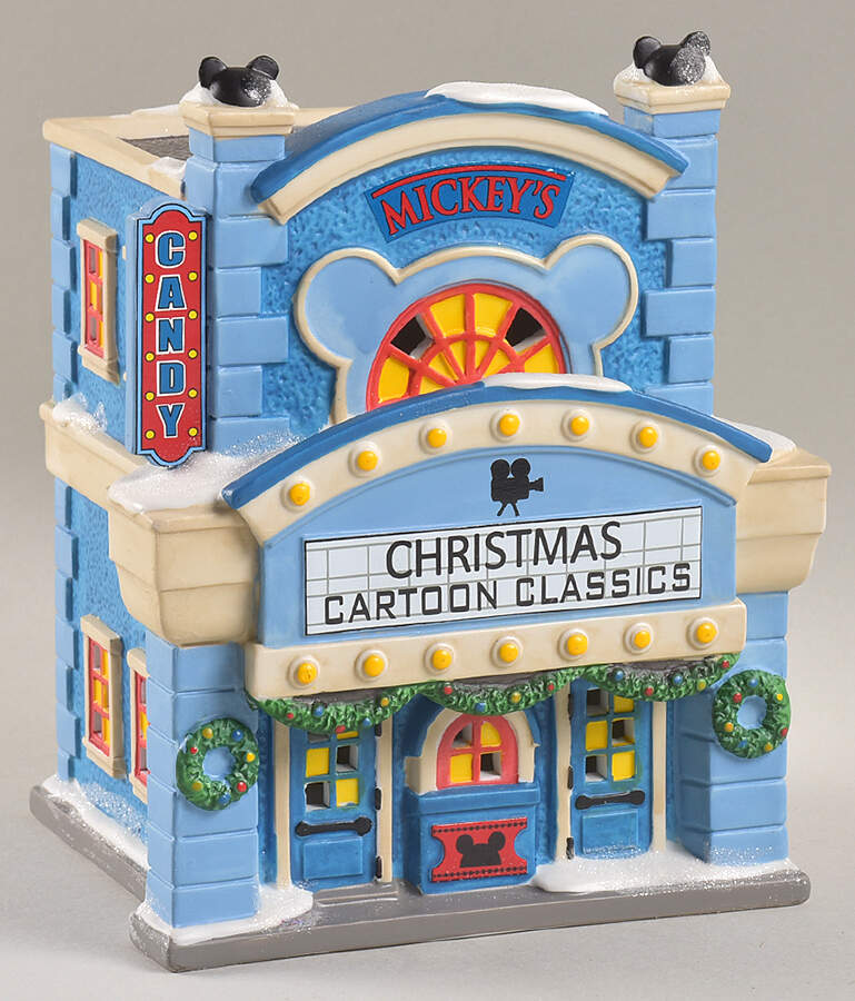 Mickey's Merry Christmas Village Mickey's Cinema - Boxed by Department 56-1