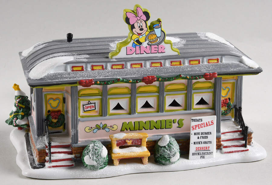 Mickey's Merry Christmas Village Minnie's Diner - Boxed by Department 56-1