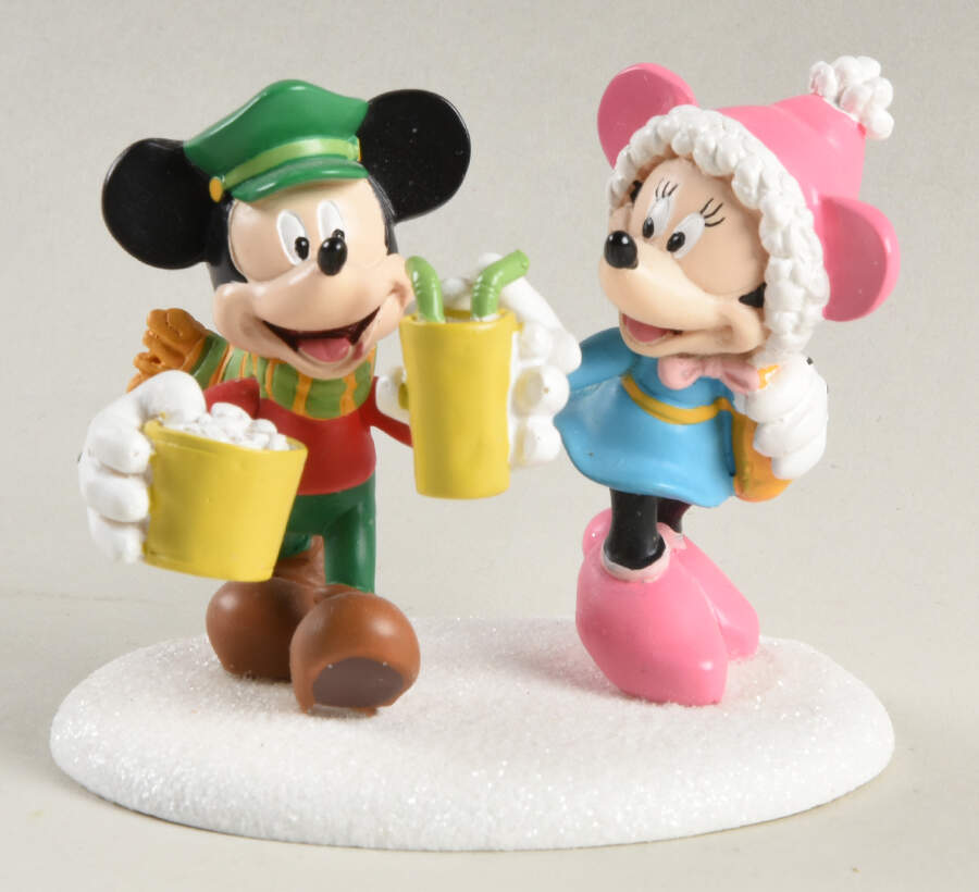 Mickey's Merry Christmas Village Mickey & Minnie's Date Night - Boxed by Department 56-1