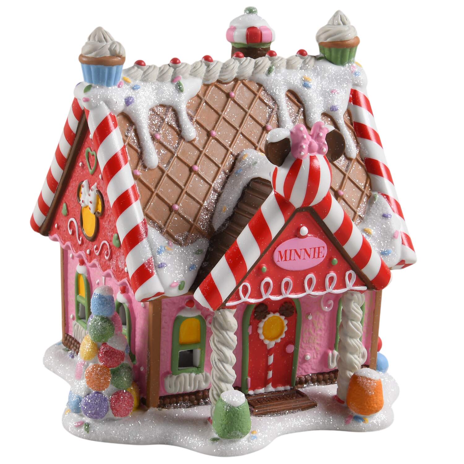 Mickey's Merry Christmas Village Minnie's Peppermint Villa - Boxed by Department 56-1