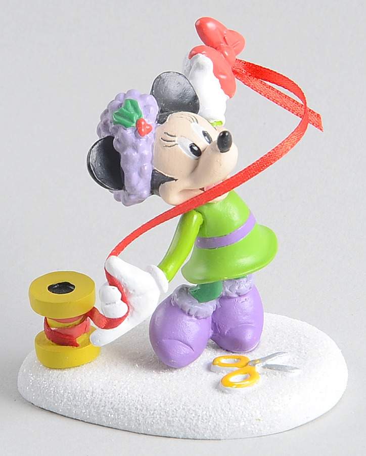 Mickey's Merry Christmas Village Minnie's Finishing Touch - Red - Boxed by Department 56-1