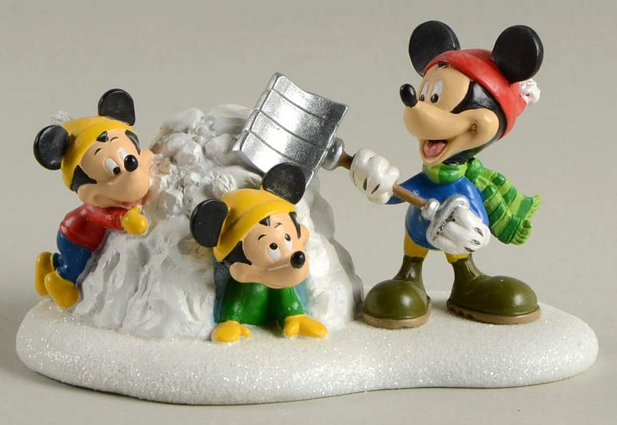 Mickey's Merry Christmas Village Snowfort Fun - Boxed by Department 56-1