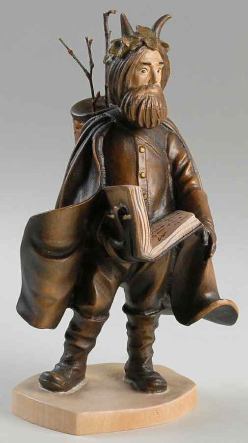 History of Santa Claus I-Wood Black Peter - With Box by Duncan Royale-1
