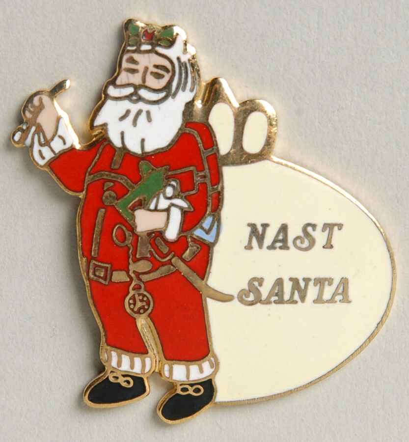 History of Santa Lapel Pins Nast-White - No Box by Duncan Royale-1