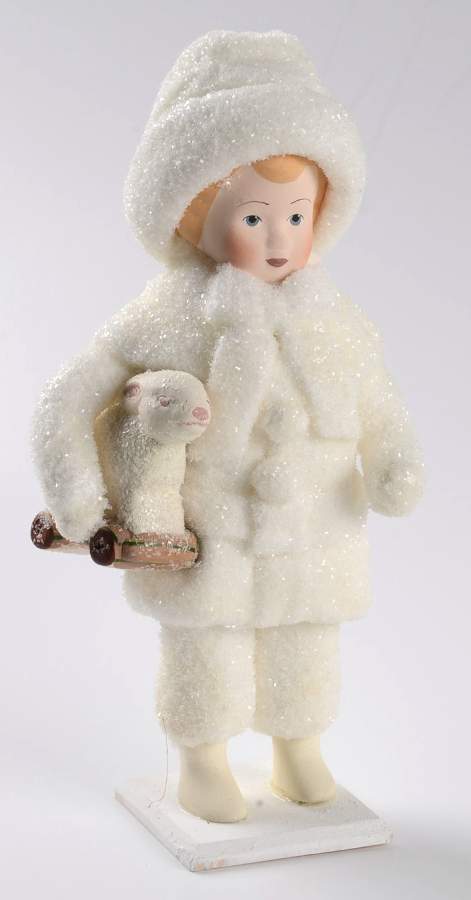 Snow Angels Angel With Rocking Horse - Boxed by Department 56-1