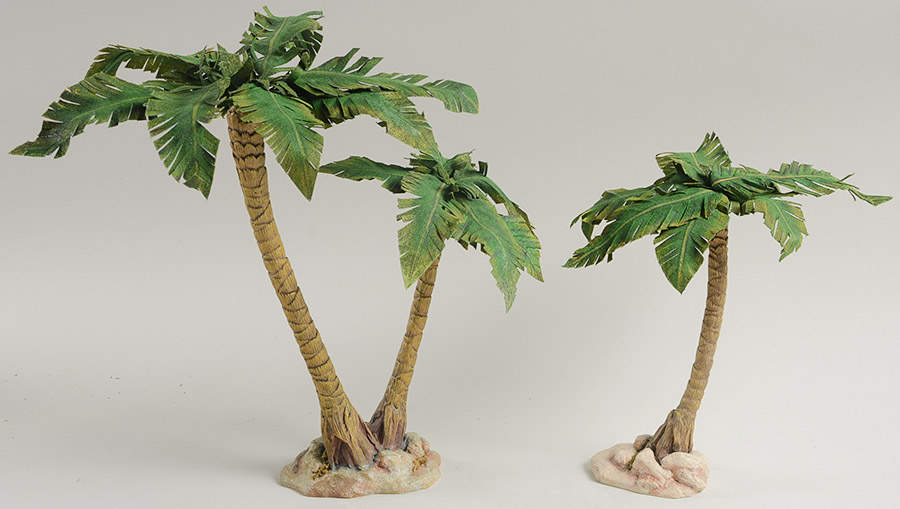 Neapolitan Nativity Palm Tree Set Of 2 - No Box by Department 56-1