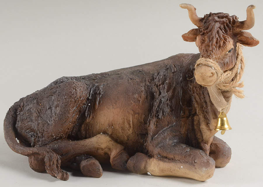 Neapolitan Nativity Cow  - Boxed by Department 56-1