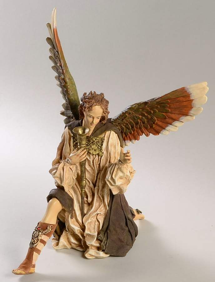 Neapolitan Nativity Gabriel Angel - Boxed by Department 56-1