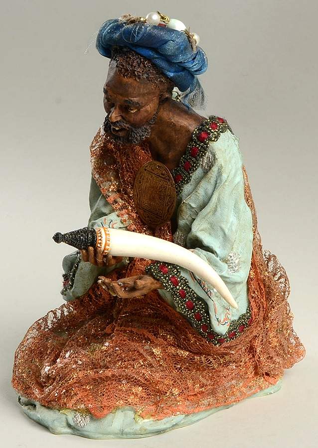 Neapolitan Nativity King-Kneeling - No Box by Department 56-1