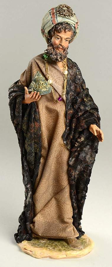 Neapolitan Nativity King Standing-Brown - No Box by Department 56-1