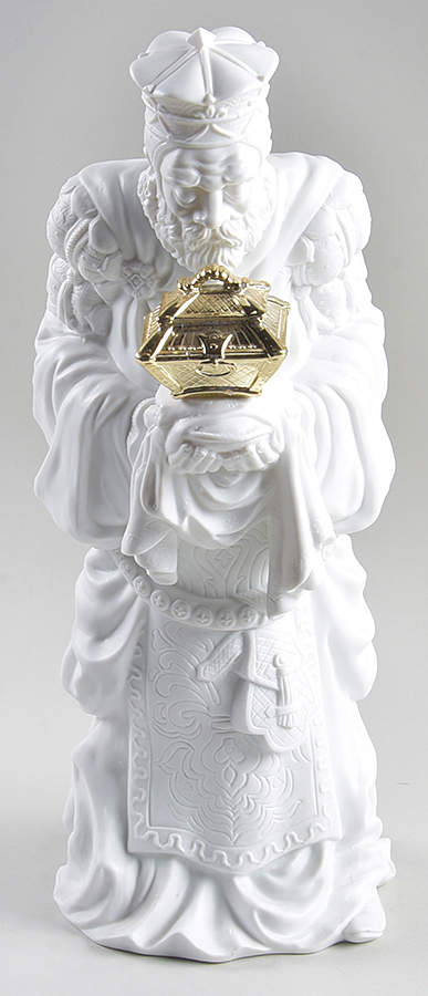 Silhouette Treasures-Large Nativity King With Gold - Boxed by Department 56-1