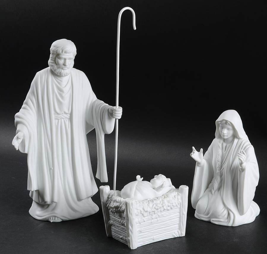 Inspirational Silhouette Treasures Miracle Of Christmas-Set Of 3 - With Box by Department 56-1